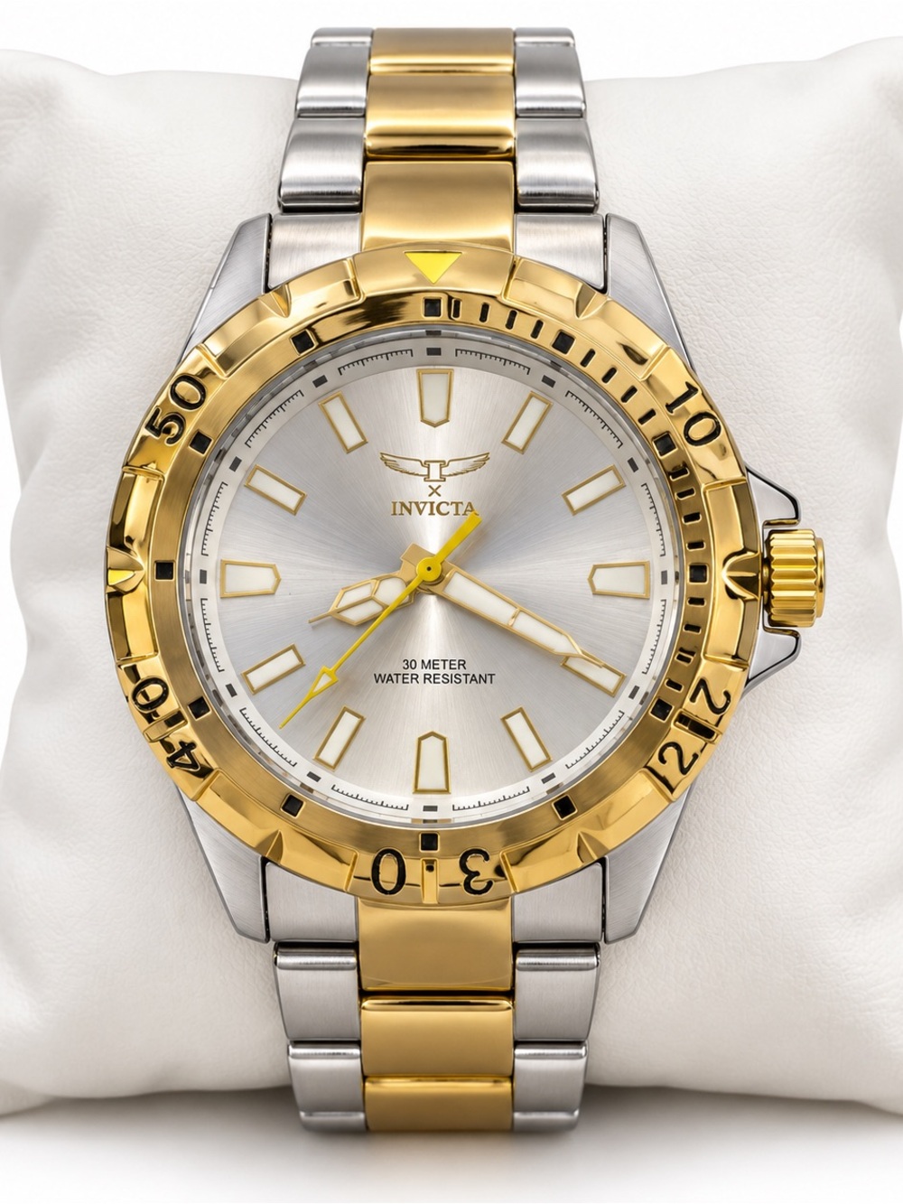 Invicta Two-Tone Gold and Silver Men's Stainless Steel Watch